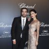 Mohammed Al Turki et Sara Sampaio - Soirée Chopard Gold Party à Cannes lors du 68ème festival international du film. Le 18 mai 2015  