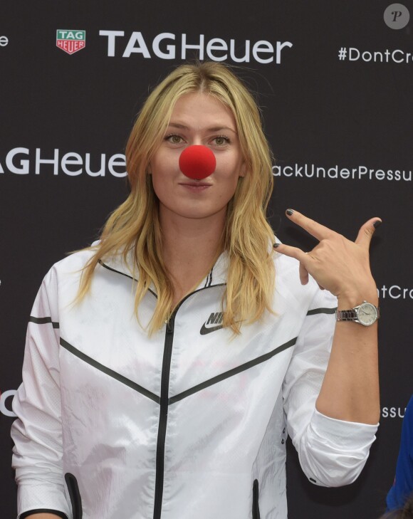 Photo Maria Sharapova pour un v nement organis par Tag Heuer