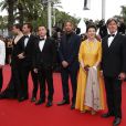  Elettra Rossellini Wiedemann, Isabella Rossellini, Roberto Rossellini Jr - Mont&eacute;e des marches du film "Sicario" lors du 68e Festival International du Film de Cannes le 19 mai 2015 