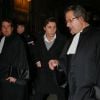 Jean-Luc Lahaye à la sortie du palais de justice de Paris le 23 mars 2015