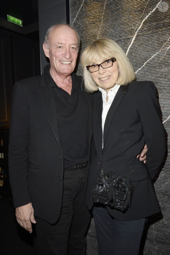Exclusif - Pascal Desprez et sa femme Mireille Darc - Soirée "Déguster du vin au restaurant Guy Savoy" à la Monnaie de Paris le 18 mai 2015.