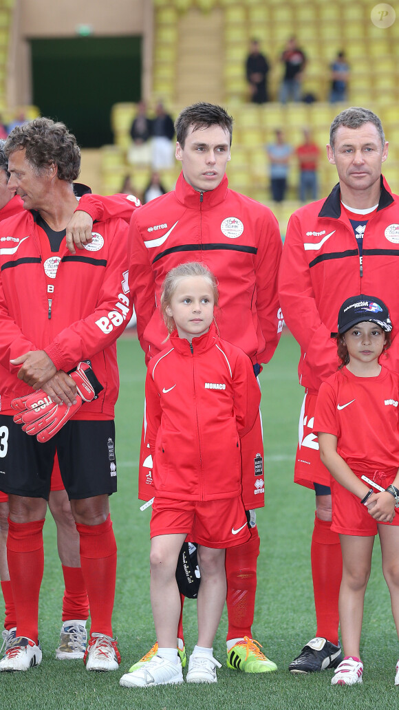 Louis Ducruet lors du 22e 'World Stars Football Match' au stade Louis II de Monaco le 19 mai 2015