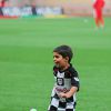 Felipinho, le fils de Felipe Massa lors du 22e 'World Stars Football Match' au stade Louis II de Monaco le 19 mai 2015