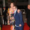 Aomi Muyock et Vincent Maraval - Montée des marches du film "Love" lors du 68e Festival International du Film de Cannes, le 20 mai 2015.