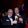 Les chefs Alain Ducasse et Da Dong - Soirée du tricentenaire de la Maison Martell au château de Versailles le 20 mai 2015. Diane Kruger est l'égérie de Martell pour le tricentenaire de cette marque de cognac du groupe Pernod-Ricard.