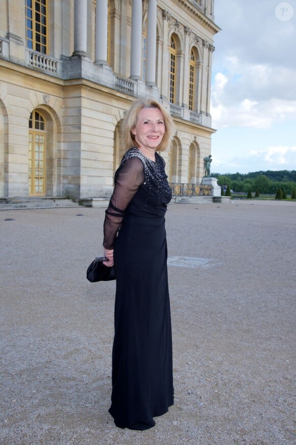 Catherine Pégard, présidente de l'établissement public du château, du musée et du domaine national de Versailles - Soirée du tricentenaire de la Maison Martell au château de Versailles le 20 mai 2015. Diane Kruger est l'égérie de Martell pour le tricentenaire de cette marque de cognac du groupe Pernod-Ricard.