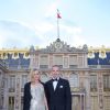 Diane Kruger et Philippe Guettat, Président-directeur général de Martell Mumm Perrier-Jouët - Soirée du tricentenaire de la Maison Martell au château de Versailles le 20 mai 2015. Diane Kruger est l'égérie de Martell pour le tricentenaire de cette marque de cognac du groupe Pernod-Ricard.