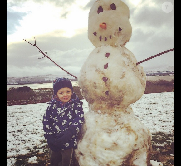 Kian Egan a ajouté une photo à son compte Instagram de son fils Koa, le 13 janvier 2015