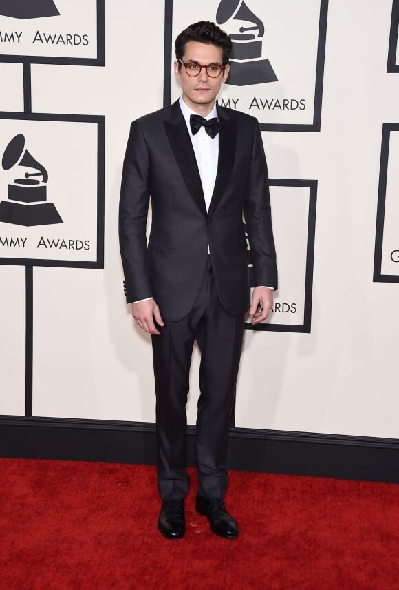<p>John Mayer - 57e soirée annuelle des Grammy Awards au Staples Center à Los Angeles, le 8 février 2015. </p>