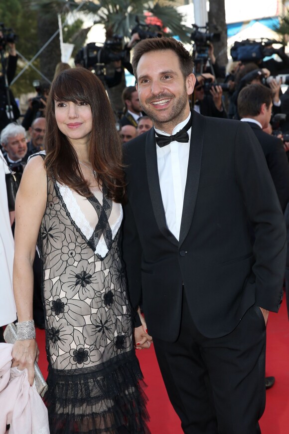 Christophe Michalak et sa femme Delphine McCarty - Montée des marches du film "The Little Prince" (Le Petit Prince) lors du 68 ème Festival International du Film de Cannes, à Cannes le 22 mai 2015.