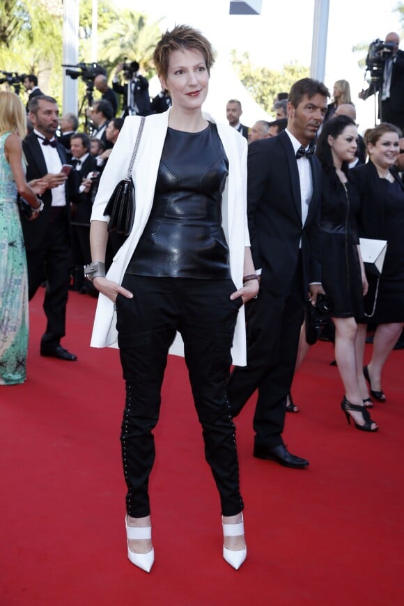Natacha Polony lors de la montée des marches du film "The Little Prince" (Le Petit Prince) lors du 68 ème Festival International du Film de Cannes, à Cannes le 22 mai 2015. 
