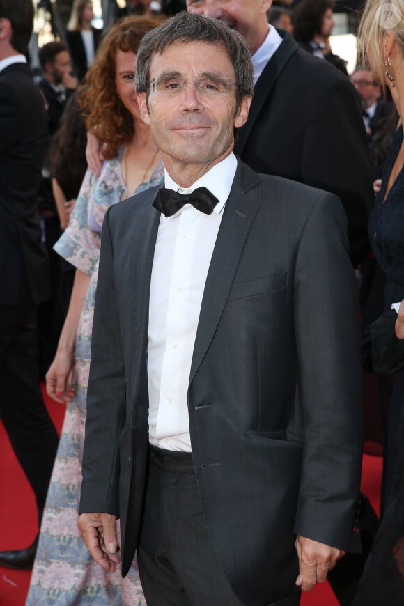 David Pujadas lors de la montée des marches du film "The Little Prince" (Le Petit Prince) lors du 68 ème Festival International du Film de Cannes, à Cannes le 22 mai 2015.