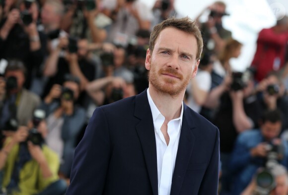 Michael Fassbender - Photocall du film "Macbeth" lors du 68e Festival International du Film de Cannes, le 23 mai 2015.
