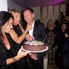 Exclusif - Sandra Zeitoun De Matteis et Xavier Brunet, qui fête son anniversaire, participent à la dernière soirée à la suite Sandra and Co organisée à l'occasion du 68e Festival international du film de Cannes, le 22 mai 2015.