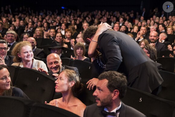 Vincent Lindon (prix d'interprétation masculine pour le film "La Loi du Marché") - Cérémonie de clôture du 68e Festival International du film de Cannes, le 24 mai 2015