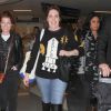 Lena Dunham arrive à l'aéroport de LAX de Los Angeles. Le 9 janvier 2015  