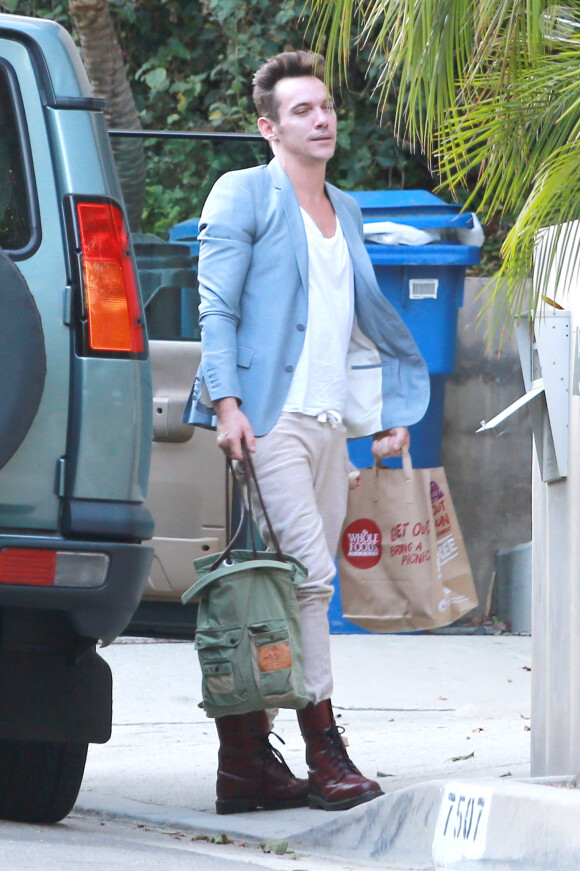 Exclusive - Jonathan Rhys-Meyers à Hollywood, le 23 août 2014.