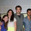 Kristen Stewart, Taylor Lautner, MacKenzie Foy et Robert Pattinson en juillet 2012