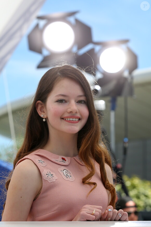 Mackenzie Foy - Photocall du film "The Little Prince" (Le Petit Prince) lors du 68ème festival international du film de Cannes le 22 mai 2015.