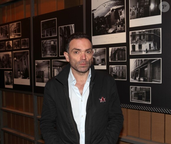 Yann Moix - Inauguration de l'exposition 100 ans de police judiciaire de Paris, parrainée par l'acteur Jean-Paul Belmondo, au Champ de Mars à Paris le 8 novembre 2013. 