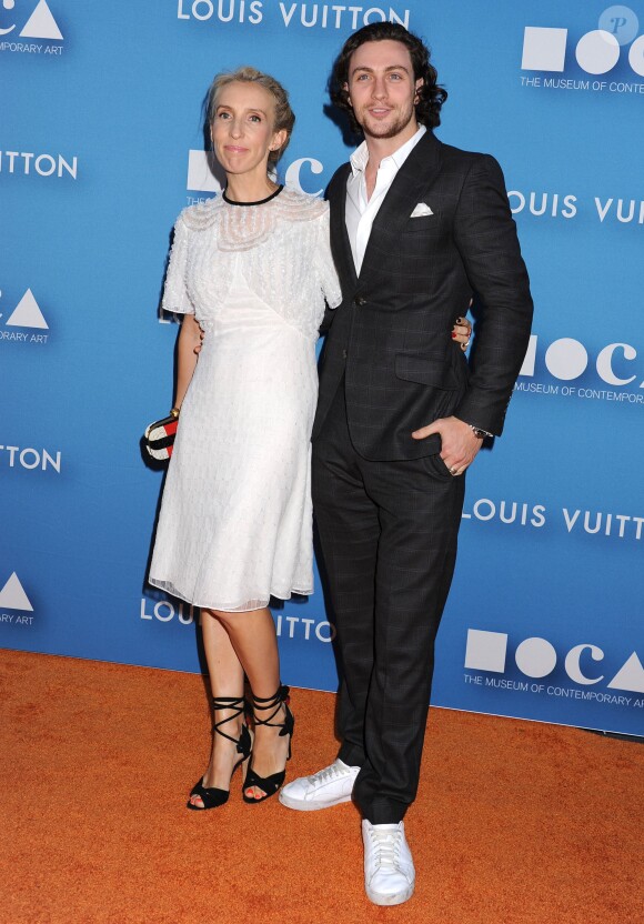 Sam et Aaron Taylor-Johnson assistent au gala du MOCA (Museum Of Contemporary Art) au Geffen Contemporary at MOCA. Los Angeles, le 30 mai 2015.