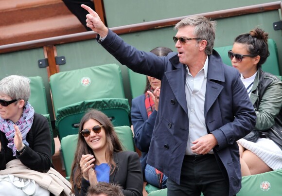 Philippe Caroit - People dans les tribunes des Internationaux de France de tennis de Roland-Garros à Paris le 31 mai 2015.