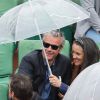 David Brécourt et sa compagne Alexandra - People à Roland-Garros à Paris le 31 mai 2015.