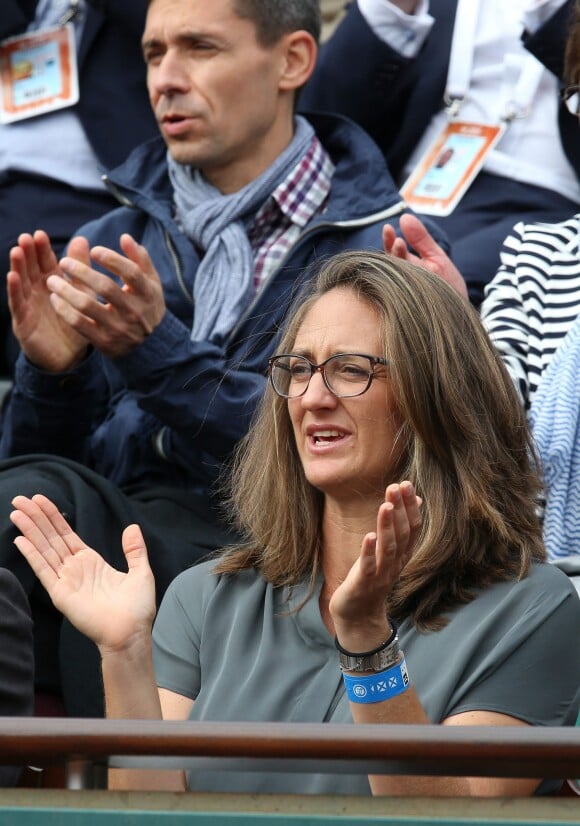 Mary Pierce - People à Roland-Garros à Paris le 31 mai 2015.