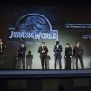 Patrick Crowley, Colin Trevorrow, Omar Sy, Bryce Dallas Howard et Chris Pratt - Première du film "Jurassic World" à l'Ugc Normandie à Paris le 29 mai 2015.