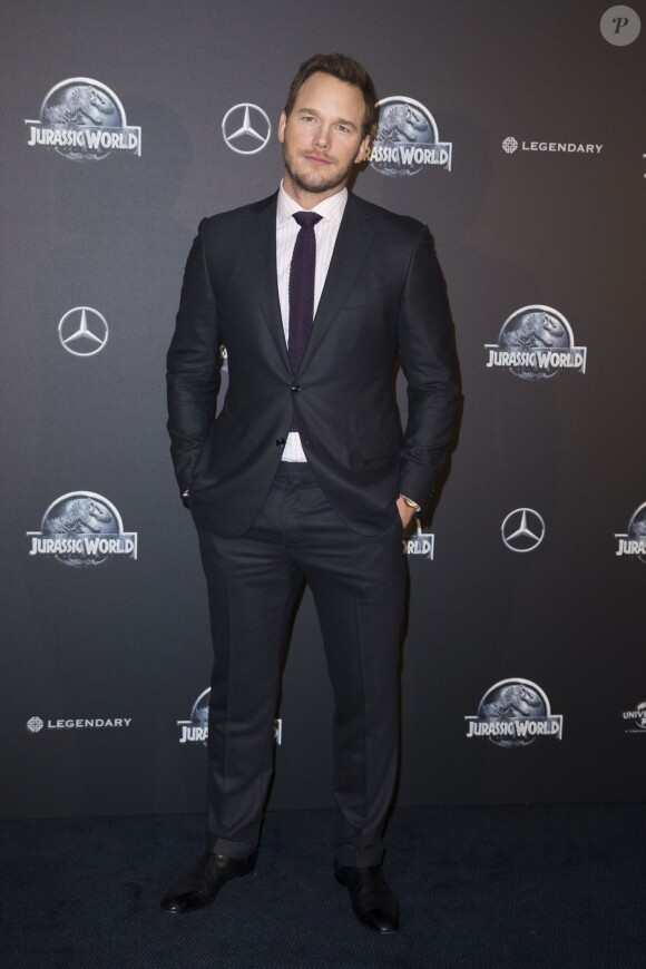 Chris Pratt - Première du film "Jurassic World" à l'Ugc Normandie à Paris le 29 mai 2015.