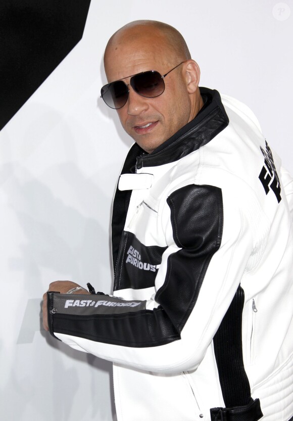 Vin Diesel lors de l'avant-première du film "Fast and Furious 7" à Hollywood, le 1 avril 2015.