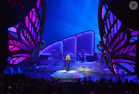 Mariah Carey en concert au Caesars palace à Las Vegas, le 6 mai 2015 