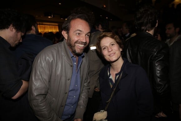 Alexis Tregarot et Maureen Dor - After-party pour le lancement de la 3e saison de la série Hard, au cinéma Max Linder, à Paris, France, le 1er juin 2015.