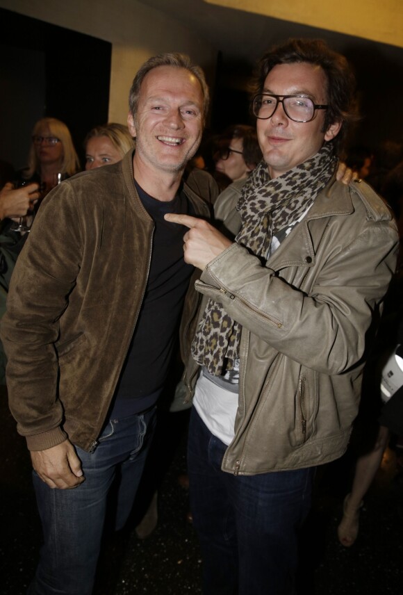 Philippe Lefebvre et Thomas Seraphine - After-party pour le lancement de la 3e saison de la série Hard, au cinéma Max Linder, à Paris, France, le 1er juin 2015.