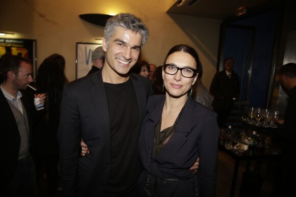 Francois Vincentelli et Natacha Lindinger - After-party pour le lancement de la 3e saison de la série Hard, au cinéma Max Linder, à Paris, France, le 1er juin 2015.