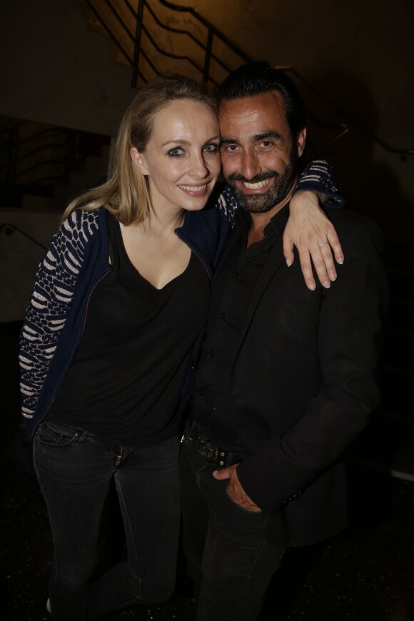 Anne Denis et son compagnon Olivier Benkemoun - After-party pour le lancement de la 3e saison de la série Hard, au cinéma Max Linder, à Paris, France, le 1er juin 2015.