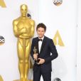 Eddie Redmayne lors de la 87e cérémonie des Oscars à Hollywood, le 22 février 2015.