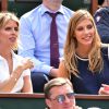 Sylvie Tellier et Camille Cerf à Roland-Garros le 2 juin 2015.