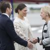 La princesse Victoria de Suède et le prince Daniel accueillaient le 2 juin 2015 à Stockholm le président Indien Shri Pranab Mukherjee, en visite officielle pour trois jours