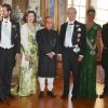 La princesse Victoria de Suède était resplendissante en robe vert émeraude Elie Saab le 1er juin 2015 pour le dîner officiel en l'honneur du président de l'Inde Pranab Mukherjee, en visite officielle à Stockholm.