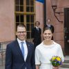 La princesse Victoria et le prince Daniel de Suède lors de la cérémonie de la citoyenneté à Uppsala le jour de la fête nationale suédoise le 6 juin 2015.