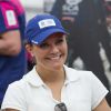 La princesse Victoria de Suède a payé de sa personne pour encourager le Team SCA lors de la Volvo Ocean Race à Lisbonne le 5 juin 2015