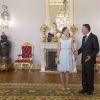La princesse Victoria de Suède rencontrait le 5 juin 2015 à Lisbonne le président portugais Anibal Antonio Cavaco Silva lors de sa visite officielle de deux jours.