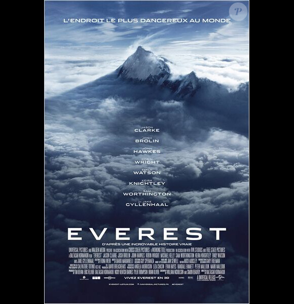 Affiche du film Everest en salles le 23 septembre 2015