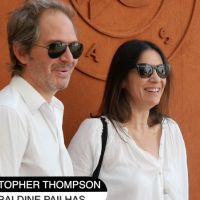 Roland-Garros 2015 : Géraldine Pailhas et Anne-Sophie Lapix avec leurs amoureux