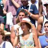 Noura (la compagne de Jo-Wilfried Tsonga) - Tournoi de Roland-Garros à Paris, le 5 juin 2015.