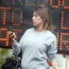 Exclusif - Premières images de Elisabetta Canalis enceinte à Los Angeles le 22 mai 2015.