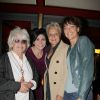 Exclusif - Catherine Lara, Liane Foly, Muriel Robin et Anne Le Nen, lors du 70e anniversaire de Catherine Lara au Fouquet's à Paris le 30 mai 2015.