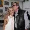 Exclusif - Valeria Attinelli et Philippe Lavil - Inauguration de l'exposition "H Tag Love Market" au Garage Lubeck à Paris, le 4 juin 2015.