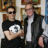 Exclusif - L'artiste Tristam et Philippe Lavil - Inauguration de l'exposition "H Tag Love Market" au Garage Lubeck à Paris, le 4 juin 2015.